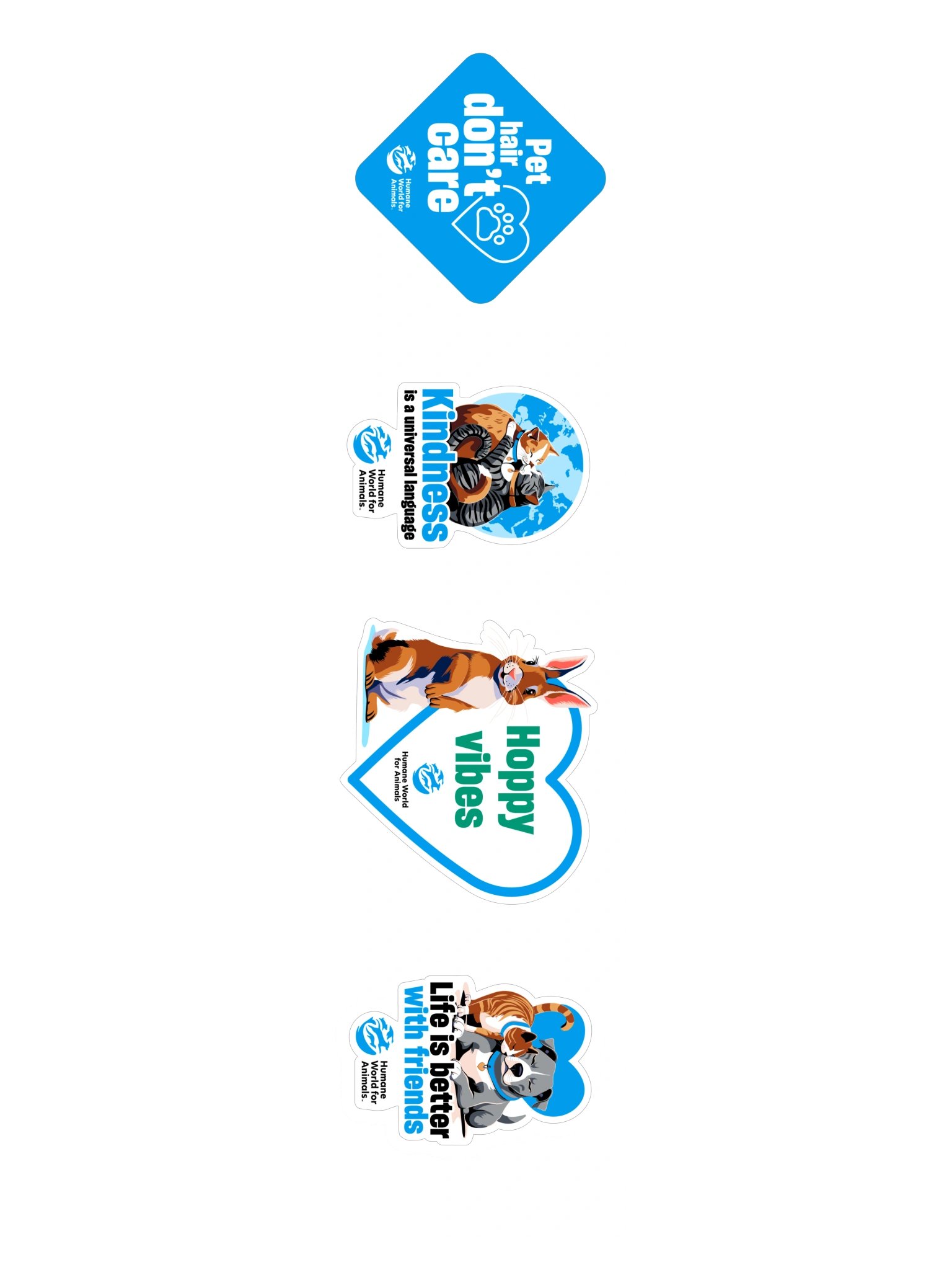 Companion animals stickers – Set of 4 product image (8)