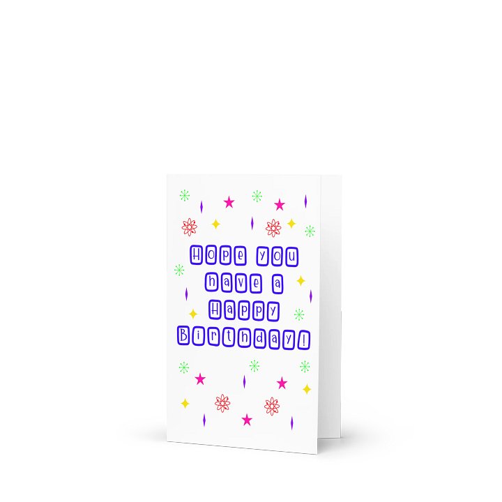 Mid Mod Elements Birthday Card product image (1)