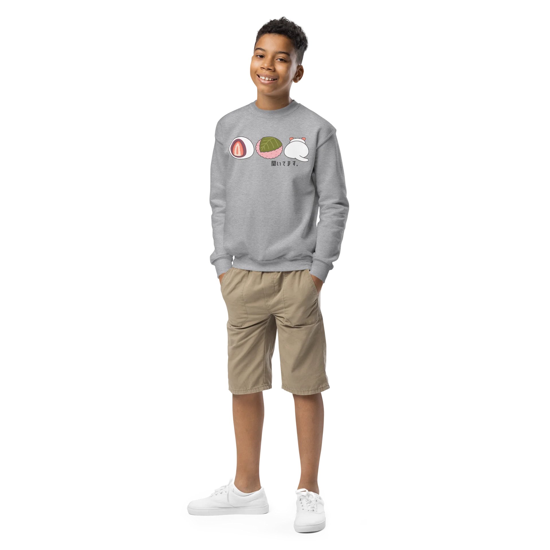 Daifuku Mochi Cat - Unisex Youth Sweatshirt product image (1)