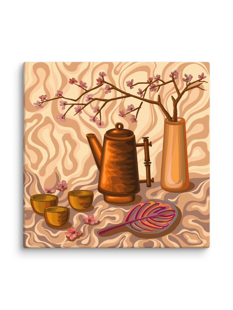 Blossom Brew Canvas Art - Coffee Shop No. 4 product image (99)
