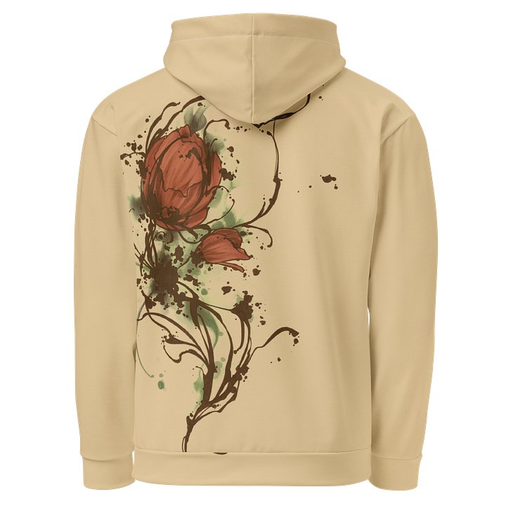 Vintage tulip splash Unisex Hoodie product image (2)