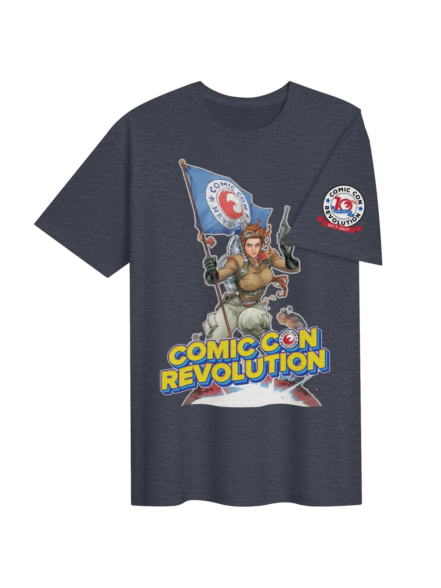 Comic Con Revolution 10th Anniversary Jetpack Jules 2023 Reissue Tee product image (50)