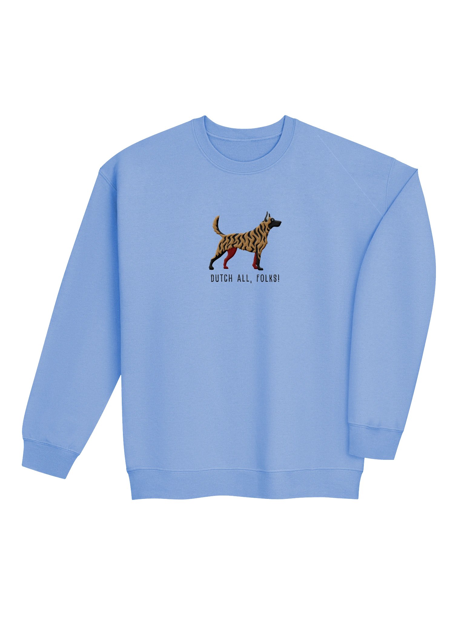 Dutch All, Folks! Sweatshirt (Embroidered) of a Dutch Shepherd(Gold Brindle) product image (7)