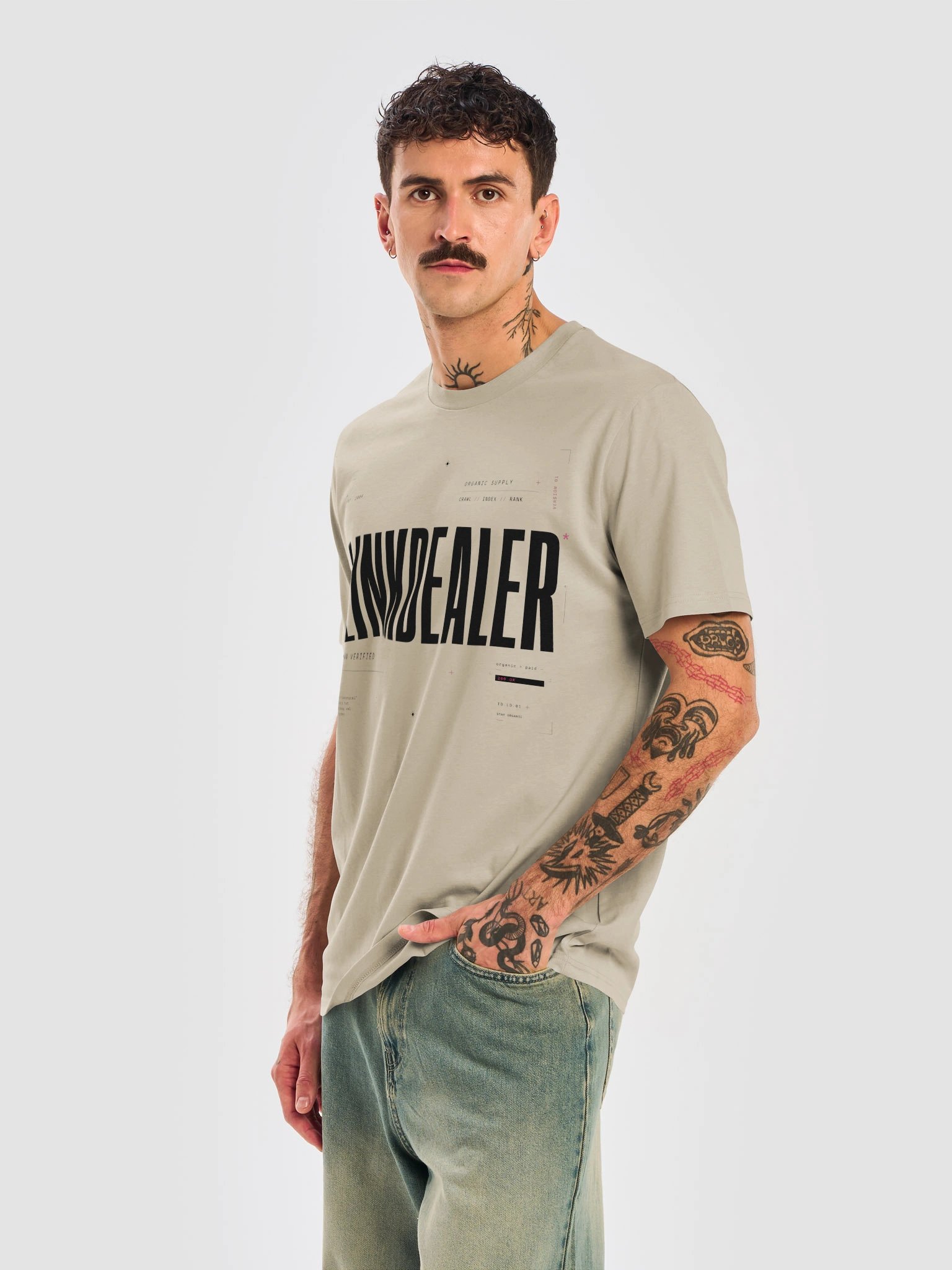 "LINKDEALER" Tee – Funny SEO Shirt | Organic Supply, Human Verified product image (6)