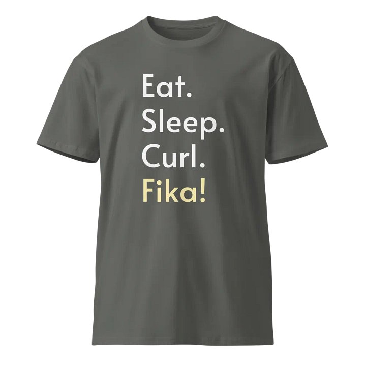 Fika Tee - Charcoal product image (1)