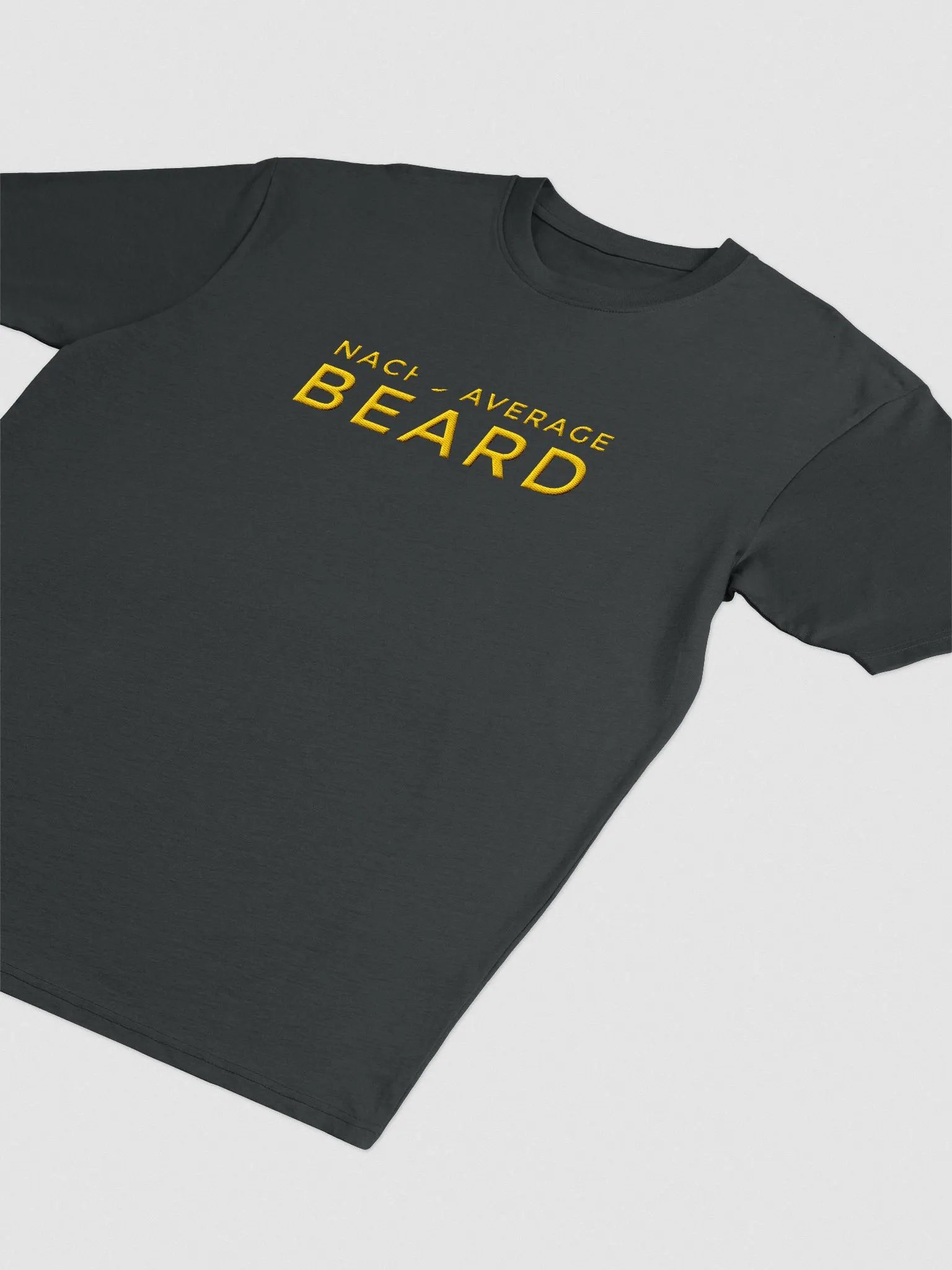 Men's Nacho Average Beard T-Shirt (Gold Embroidery) product image (6)