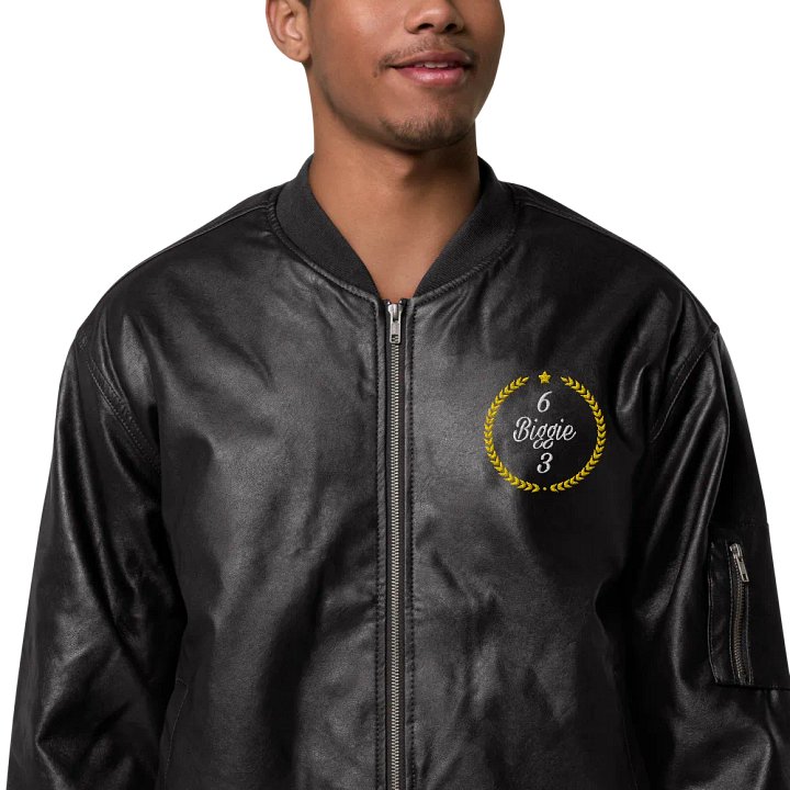 Urbanite Classic Faux Leather Bomber product image (1)