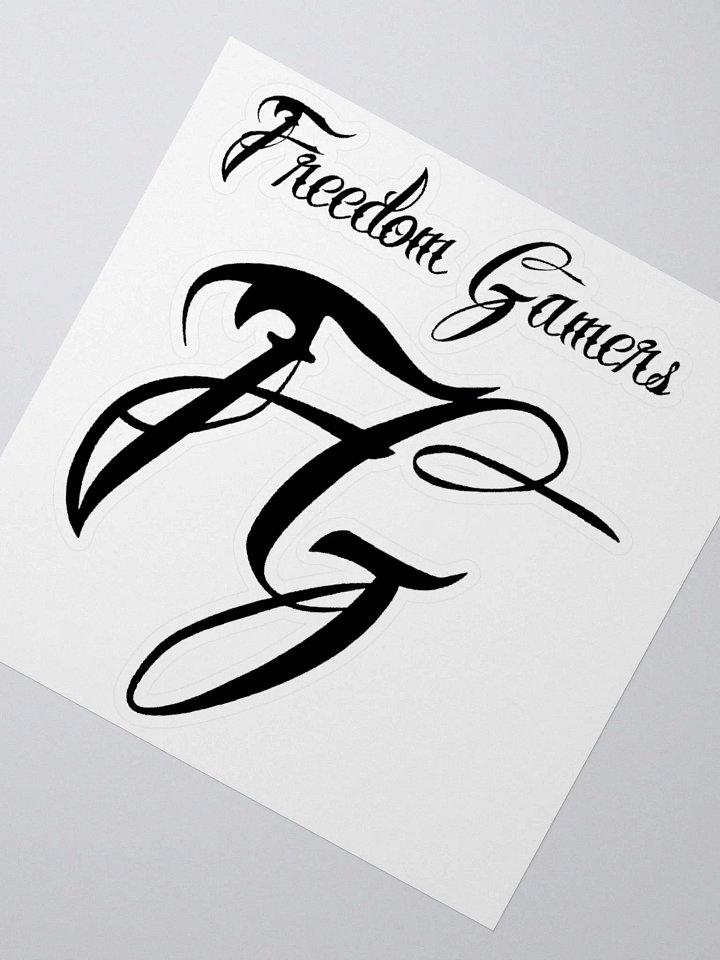 FG Stickers (black) product image (2)