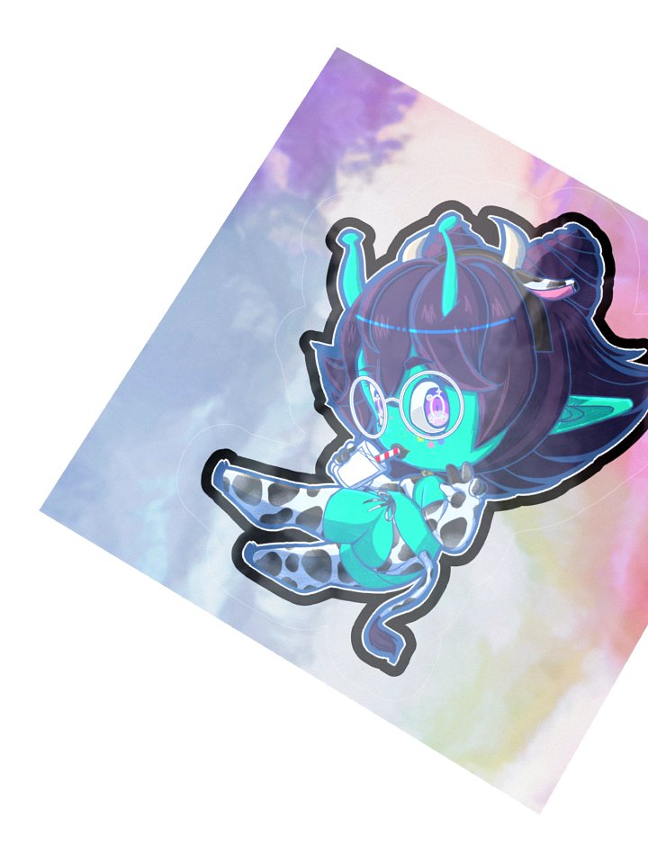 Got Milk Chibi Kiss-Cut Holographic Sticker Classic Milk Edition product image (5)
