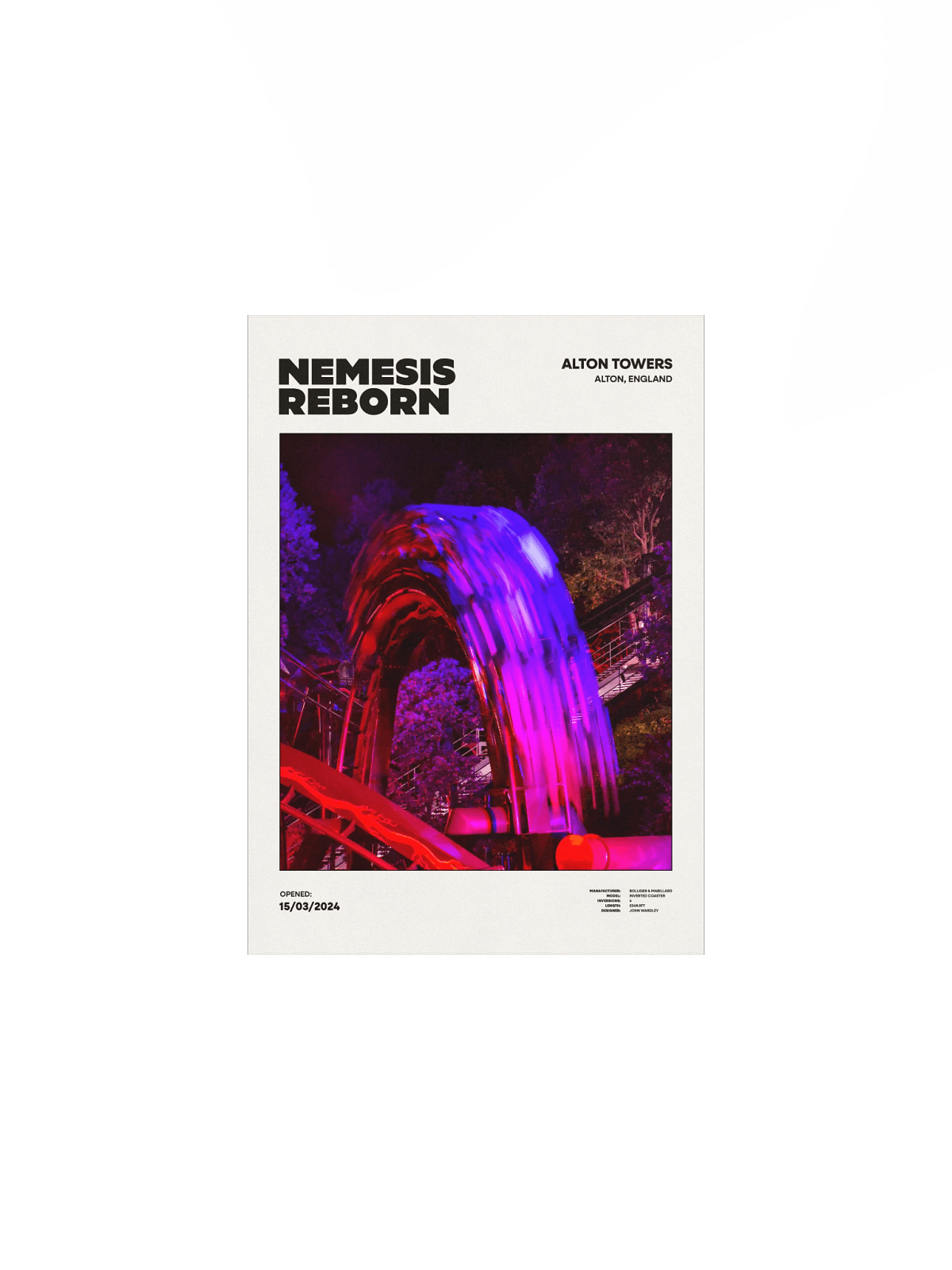 Nemesis Reborn Loop Night Premium Poster | Kosii Store