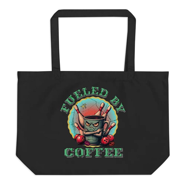 Fueled by Coffee Bowling Tote Bag product image (1)