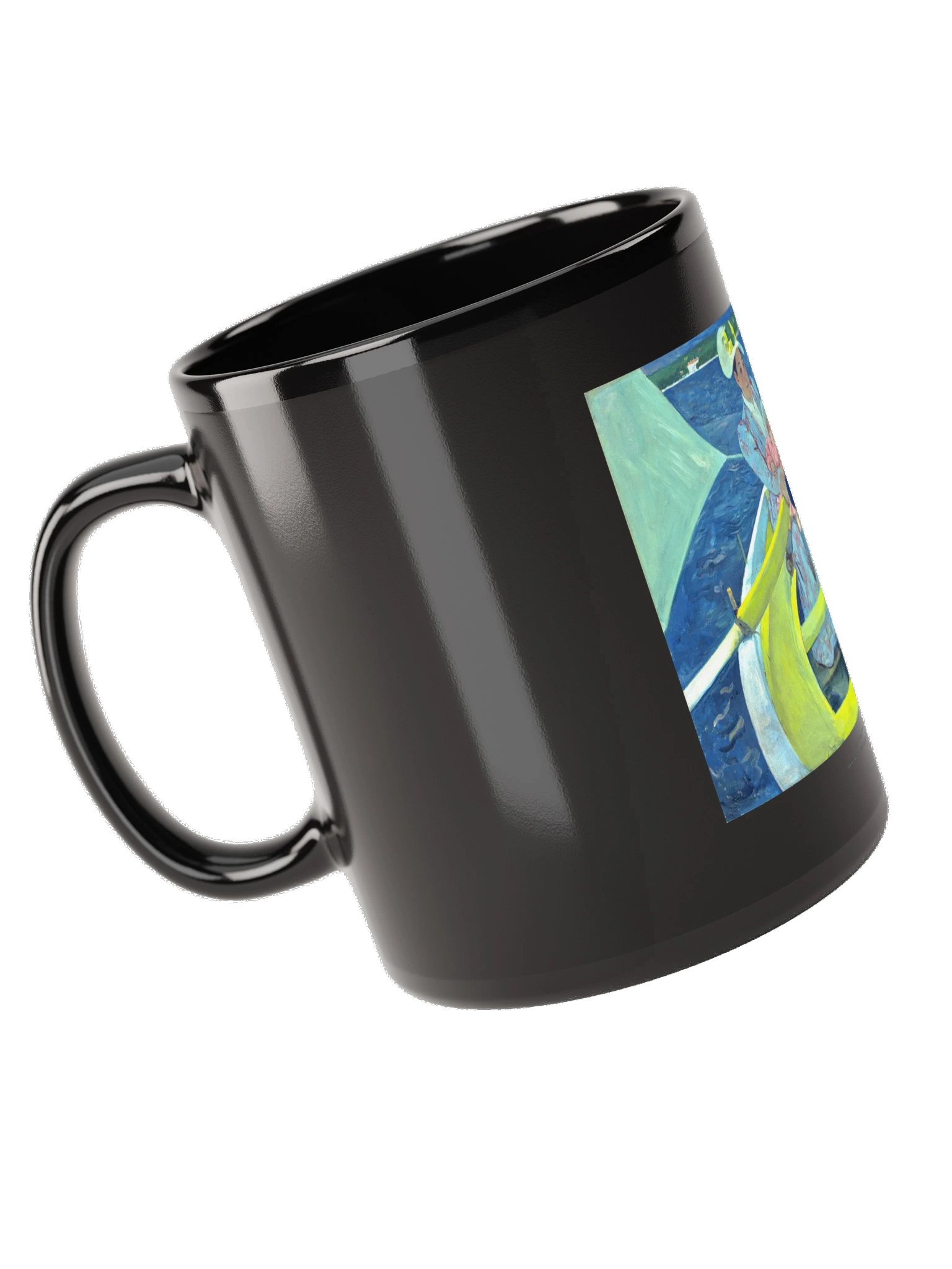 The Boating Party — Black Mug product image (5)