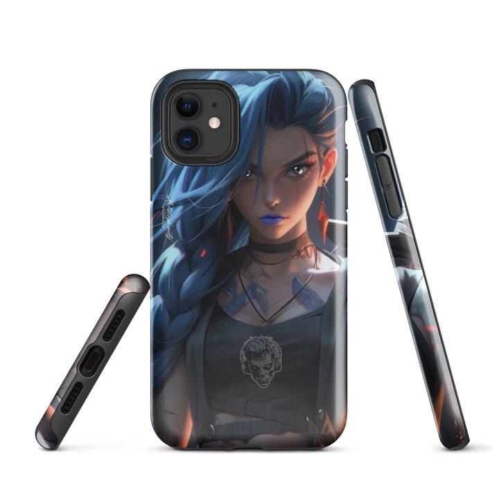The Blue Steel Warrioress - Realm of Infinite Love iPhone® Tough Case product image (1)
