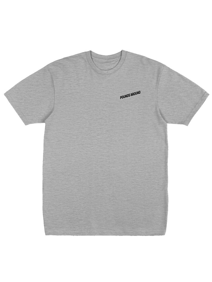 POUNDS AROUND grey with stitched black crest product image (1)