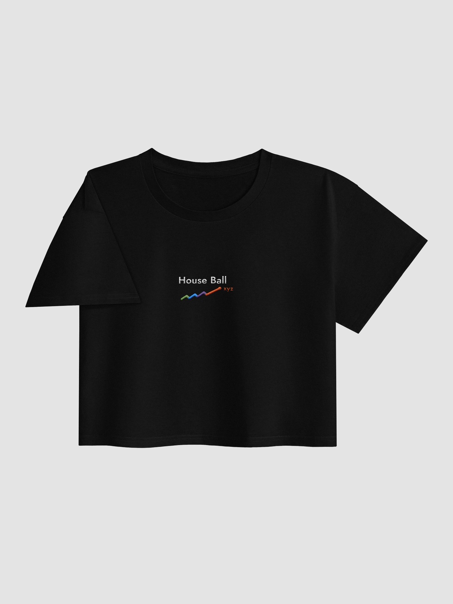 Women's Cropped Embroidered Tee product image (40)