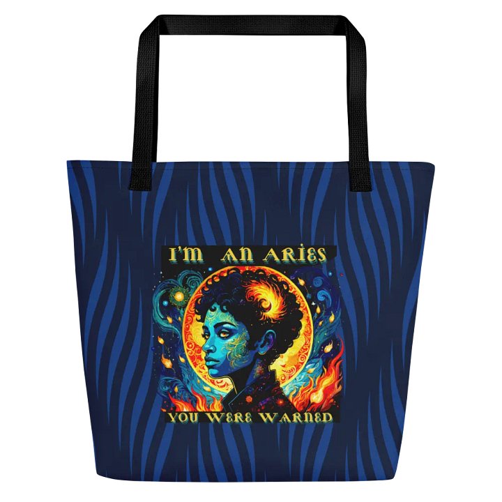 Aries 2025, You Were Warned, Tote product image (1)
