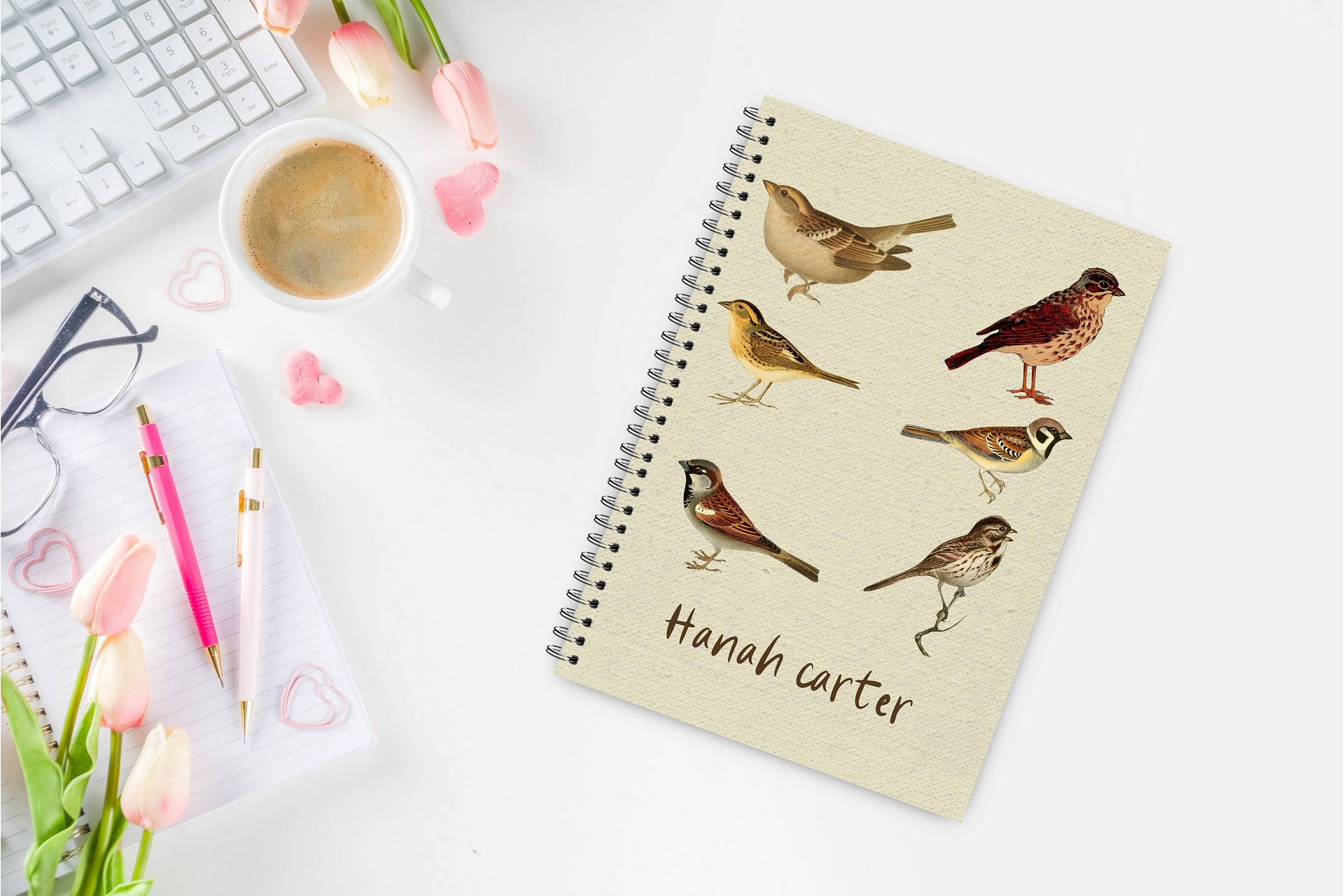 Sparrow: Notebook Cover Canva Template product image (7)