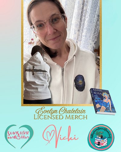 Sporting my #notchosenstillpowerful zip-up from the @evelyn_chatelain licensed merch line today! Grab yours (several colors a...