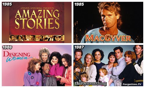 📺 𝗠𝗢𝗥𝗘 𝗣𝗥𝗜𝗠𝗘-𝗧𝗜𝗠𝗘 𝗧𝗩 𝗗𝗘𝗕𝗨𝗧𝗦 — 𝗦𝗲𝗽𝘁 𝟮𝟵 📺

𝘼𝙢𝙖𝙯𝙞𝙣𝙜 𝙎𝙩𝙤𝙧𝙞𝙚𝙨 (NBC, 1985) 
Steven Spielberg along with Joshua Brand and John False...