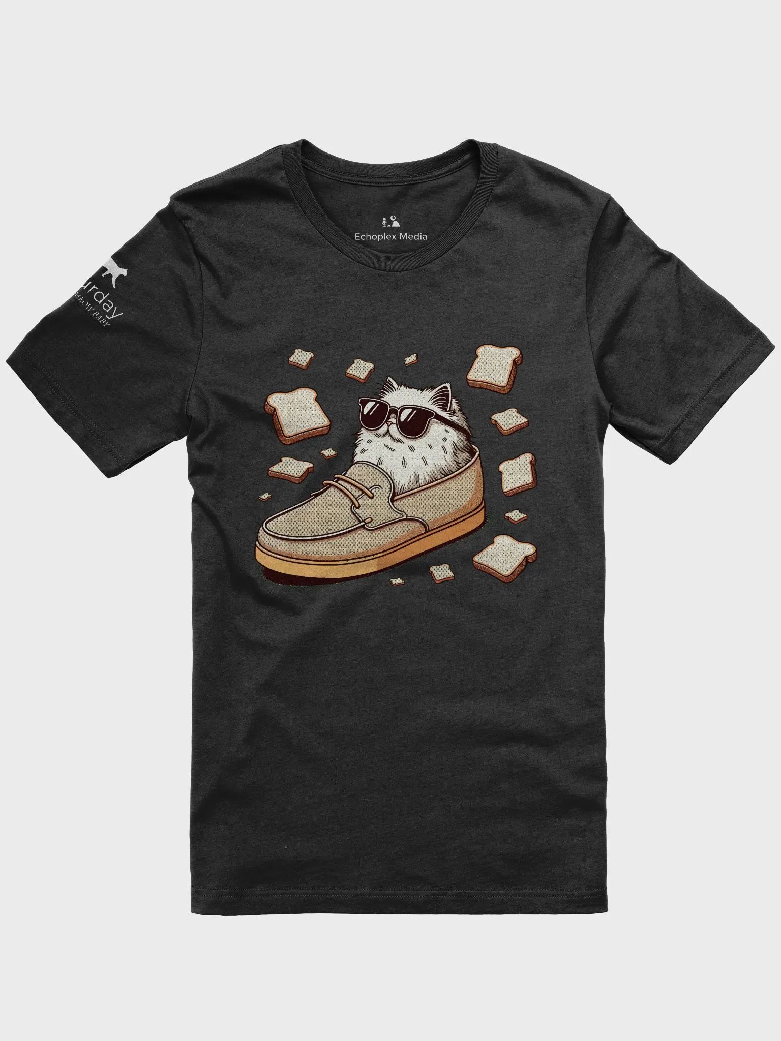 Toast Cat #2 Tee - Dark Colors product image (1)