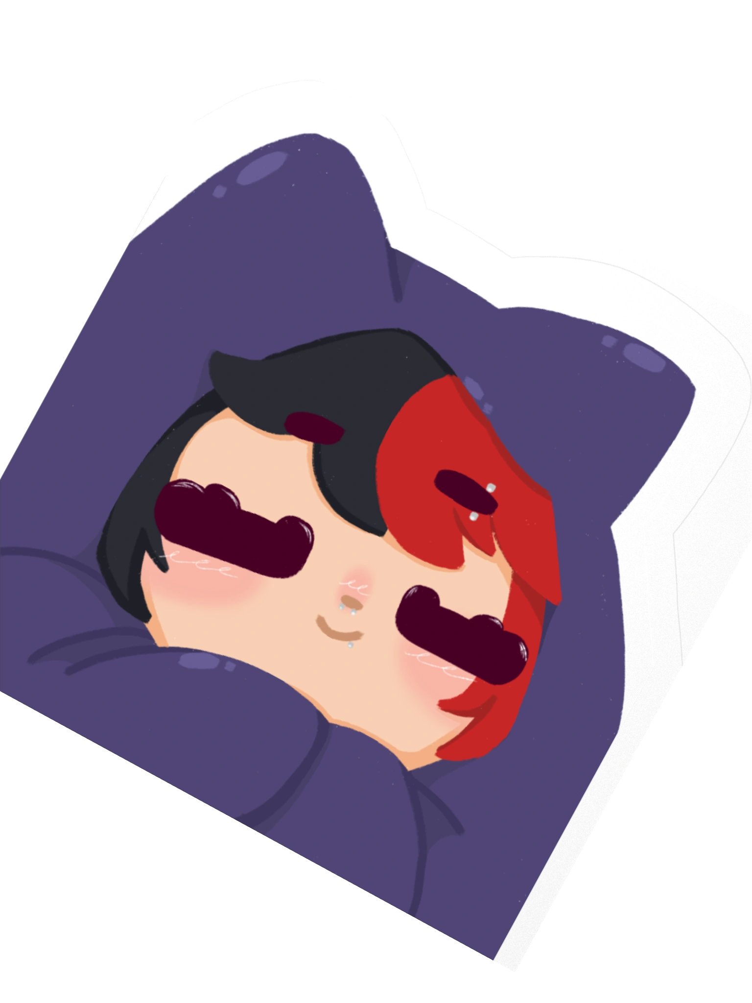 Comfy kitty sticker product image (2)