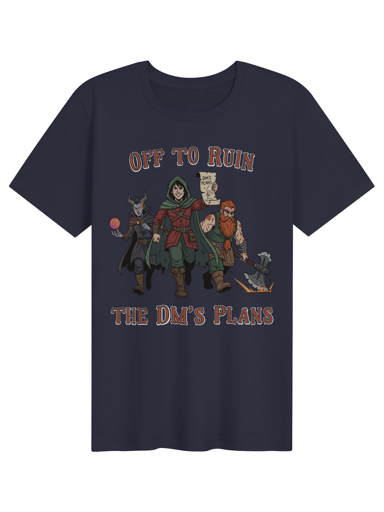 Off to Ruin the DM's Plans Supersoft T-Shirt product image (1)