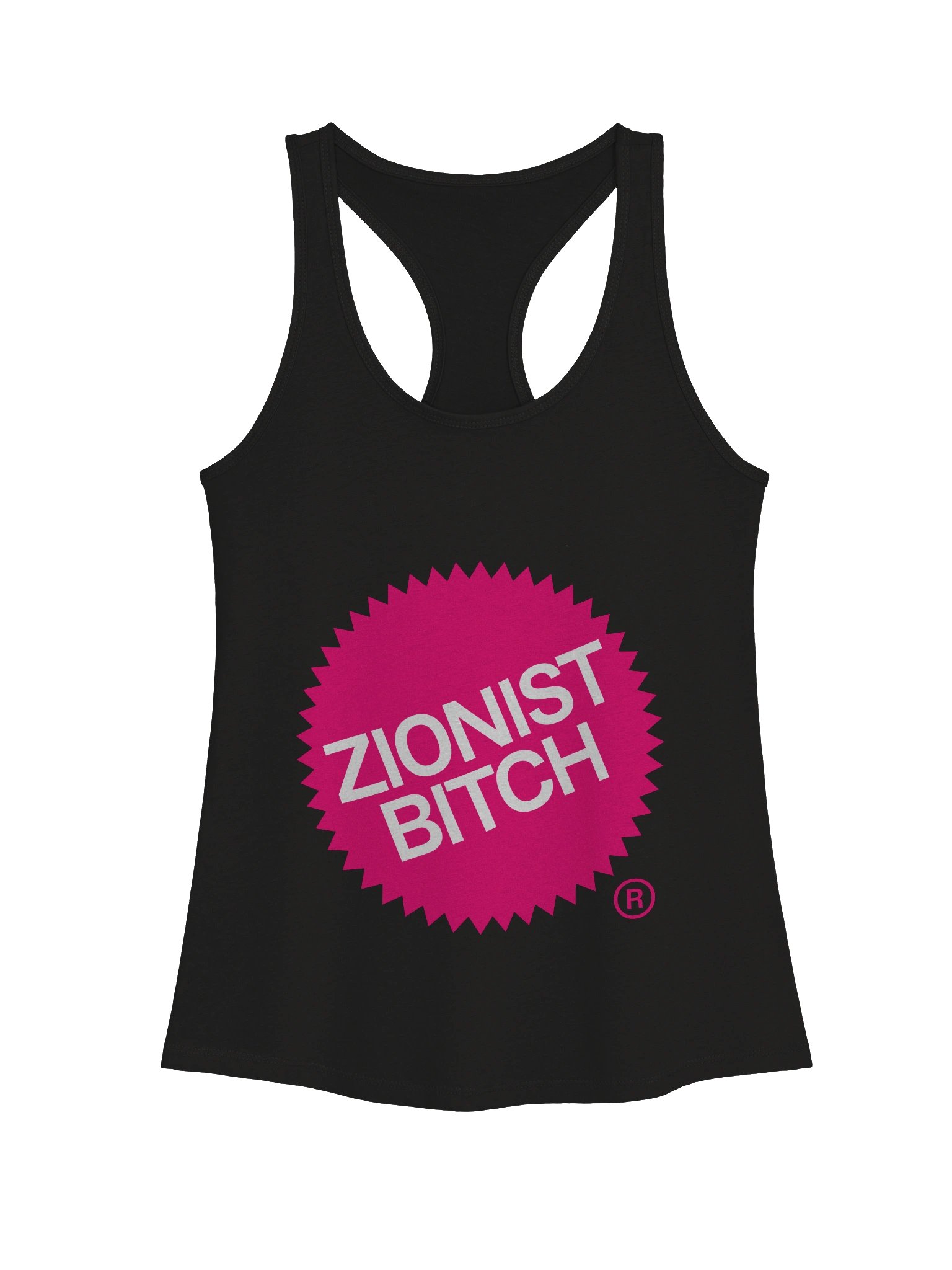 Zionist Bitch Label Tank (Black) product image (1)