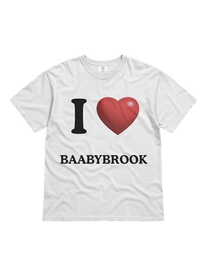 love me - white tee product image (1)