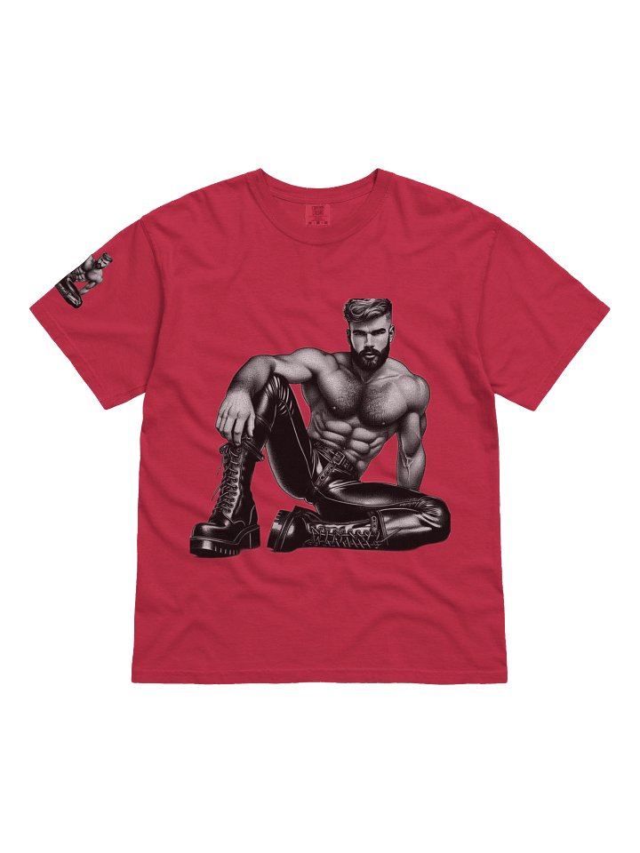 Limited Time Offer Lucky DIP bonus! Gay Gods - Captain Ivan Gay Leather Bar Pride Berlin Graphic Design T-Shirt product image (2)