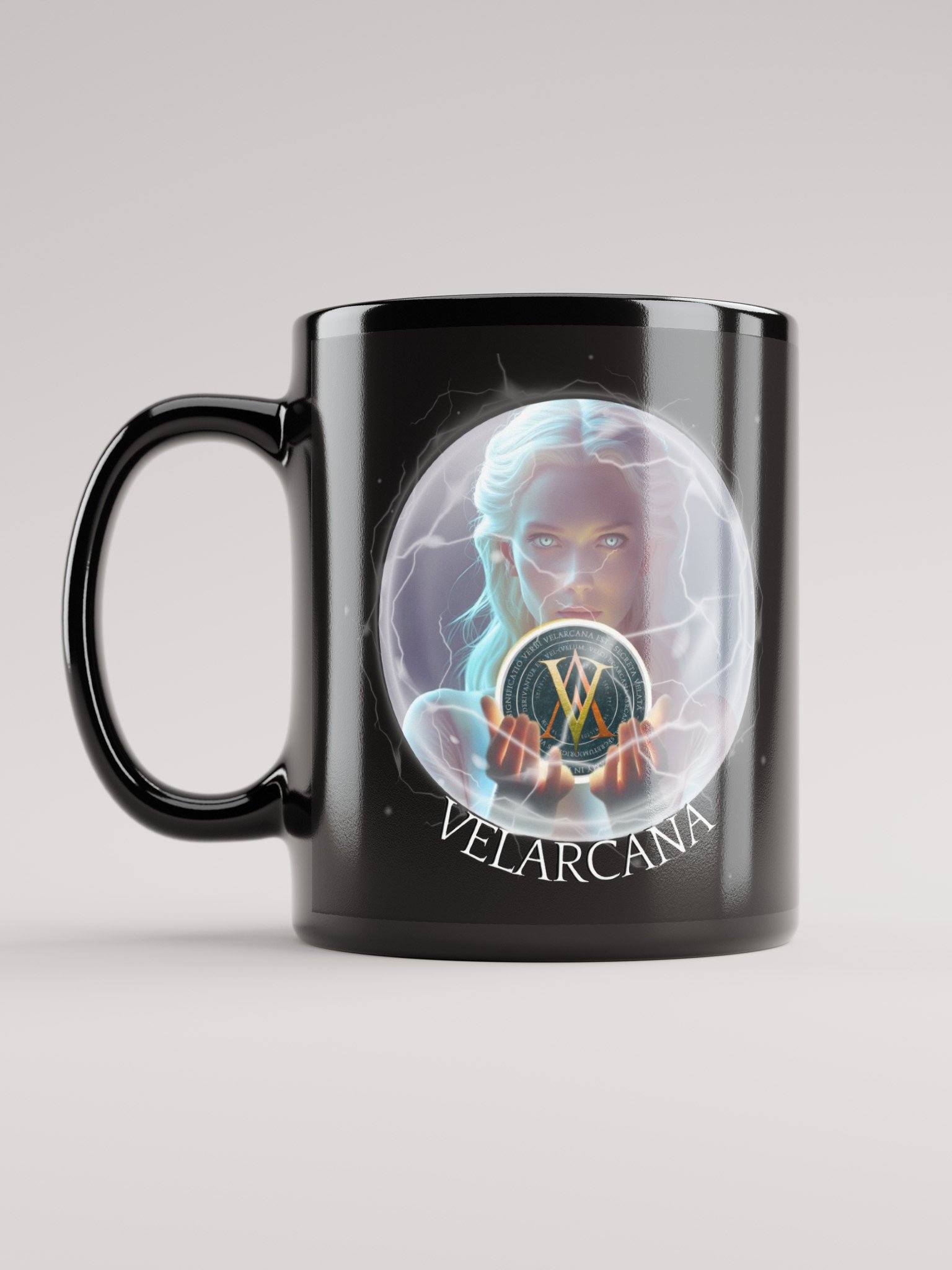 Velarcana Orb Black Mug product image (1)