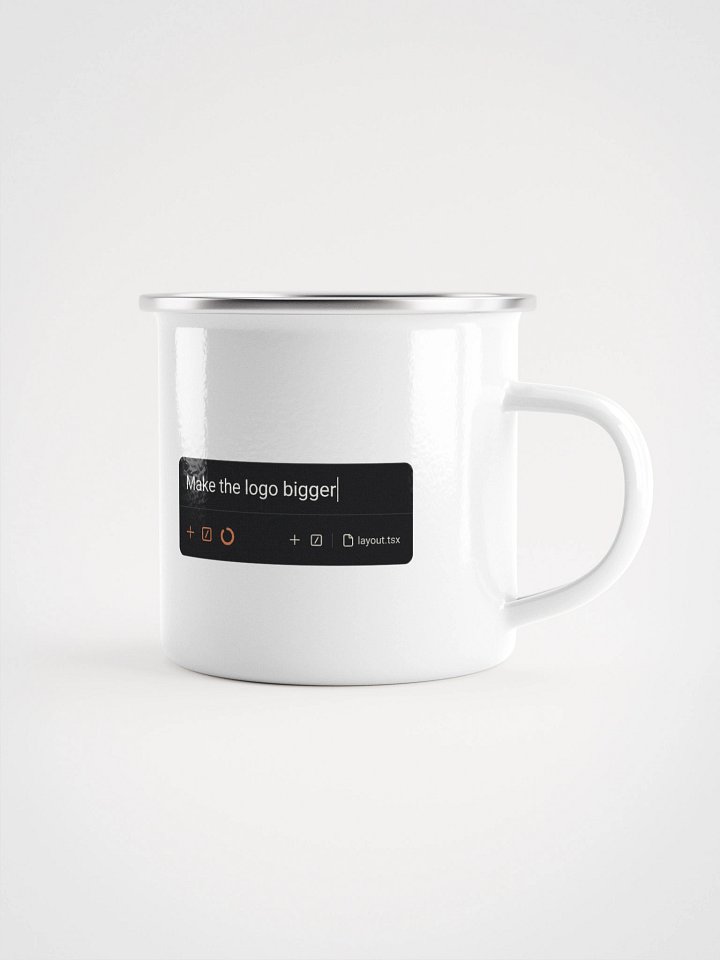 White Cup - Make the logo bigger product image (1)