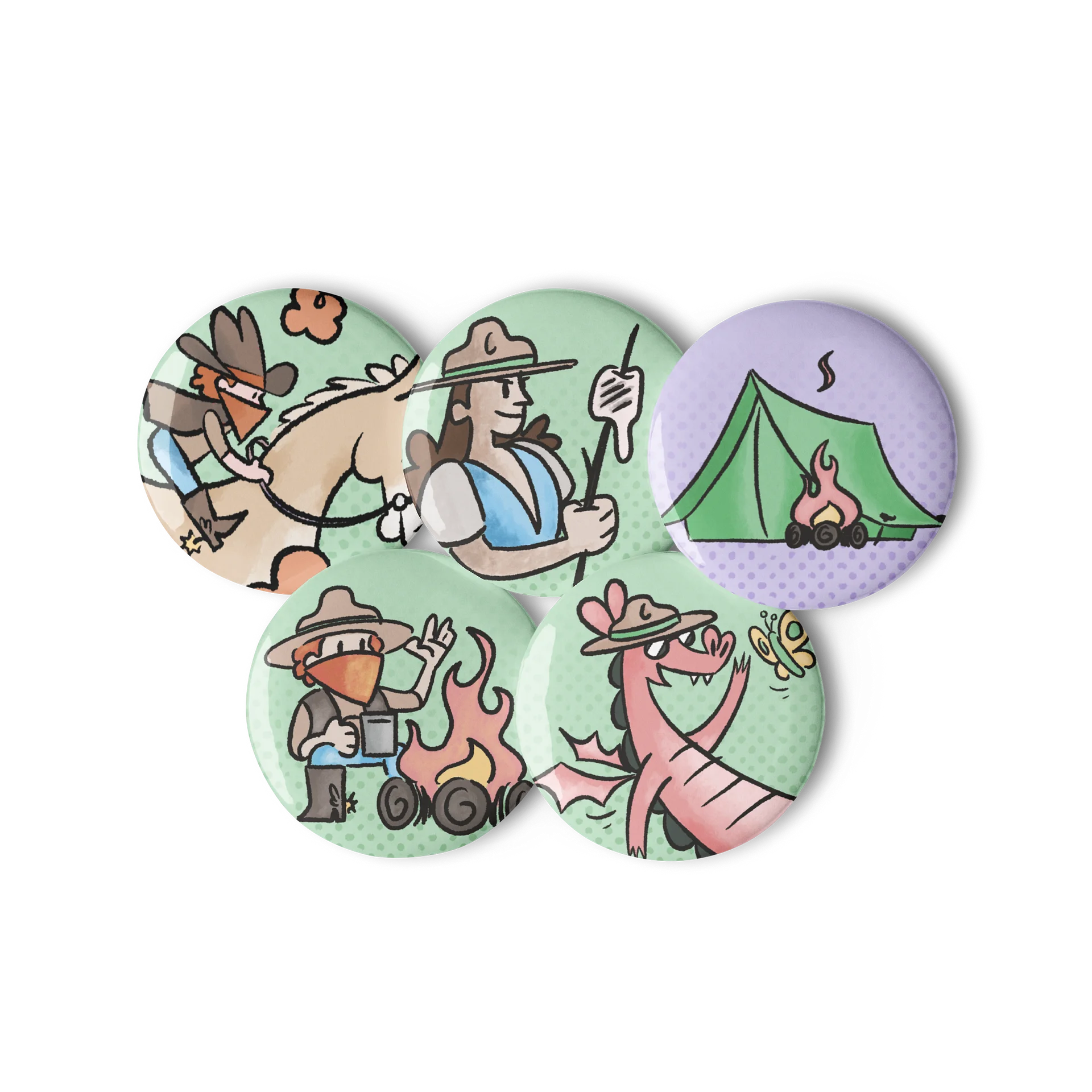 Novel Summer Camp badges product image (2)