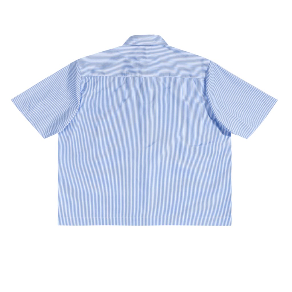 Oversized ‘LIPUR’ Vertical Stripe Boxy Shirt product image (2)