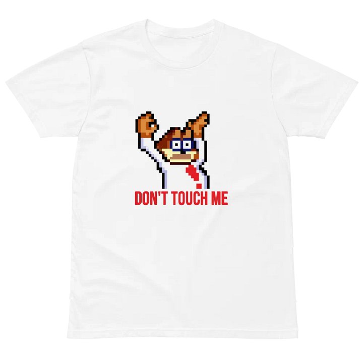Don't Touch Me T-shirt White product image (2)