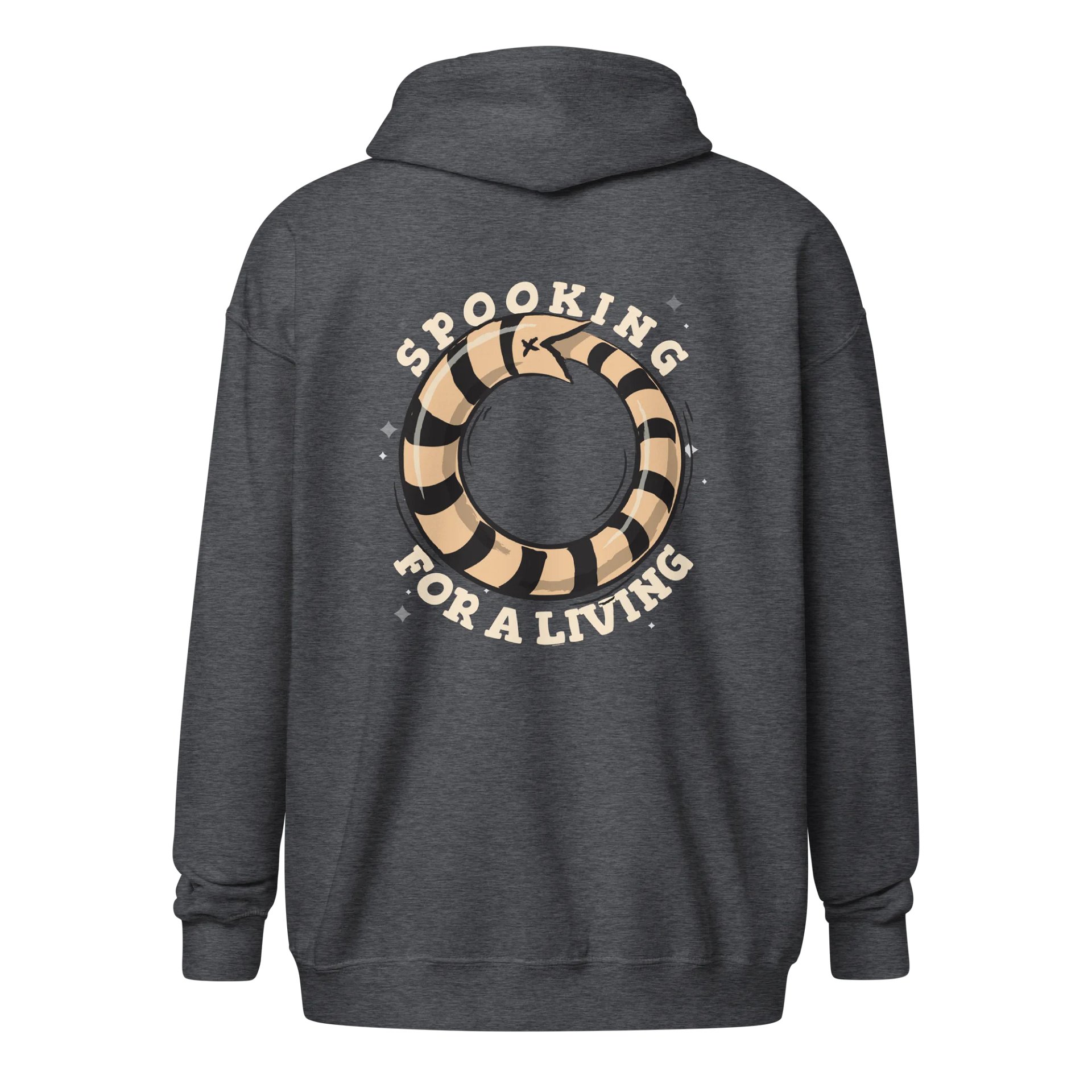 [UM} Spooking For a Living - Unisex Graphic Zip Hoodie product image (1)