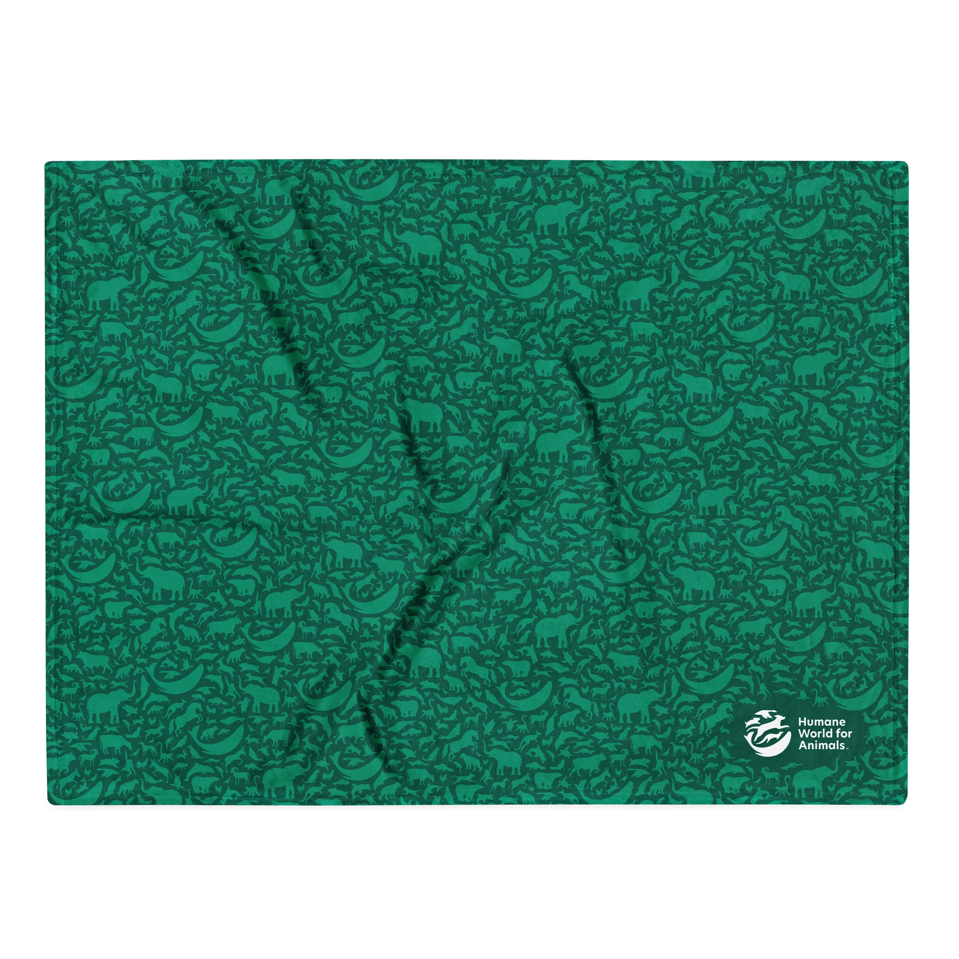 Throw blanket - Animal pattern - Green product image (1)
