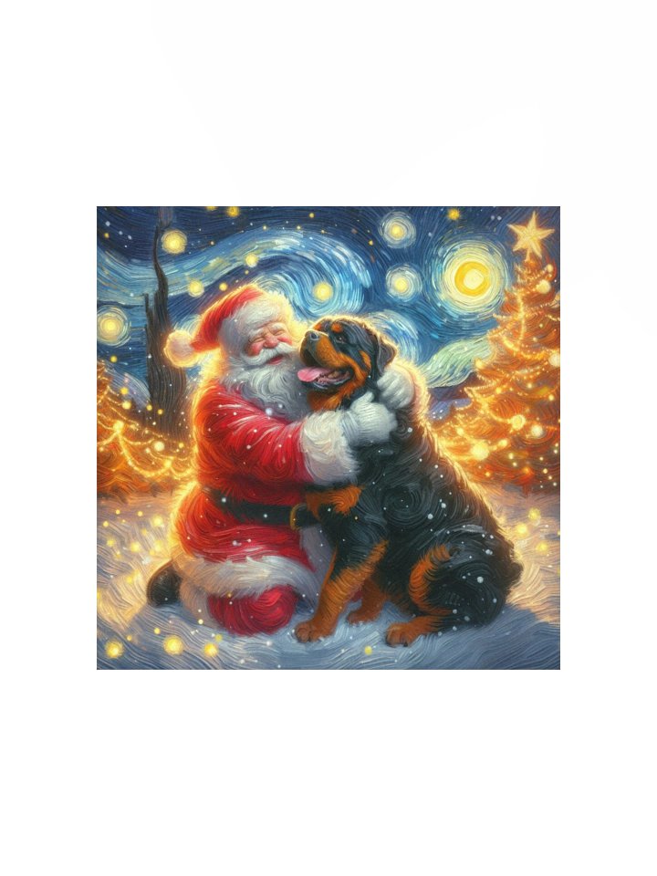 Rottweiler & Santa Poster product image (2)