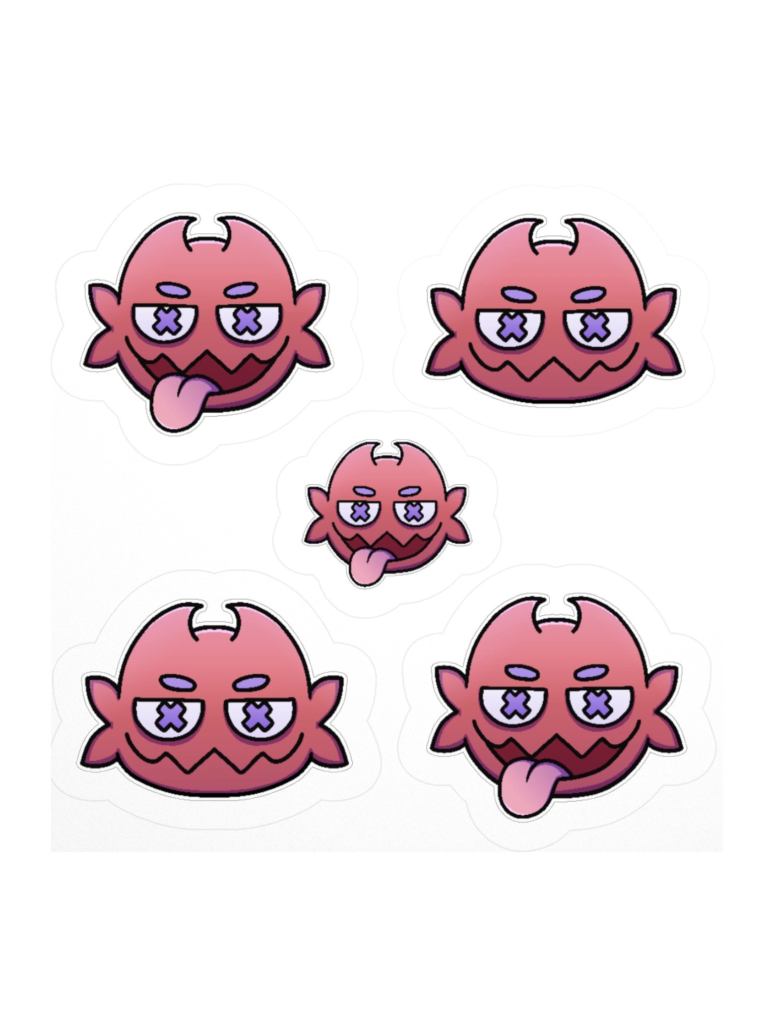 Red Pocatto Sticker Set product image (1)
