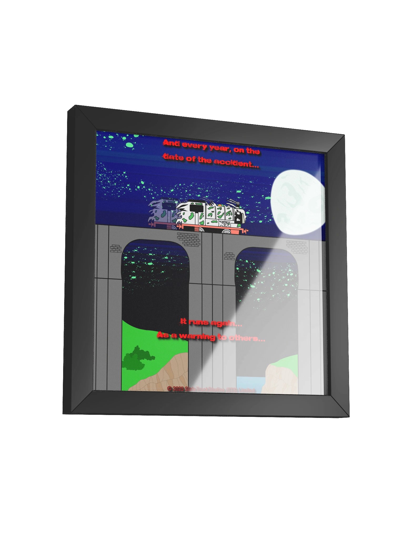 Ghostly Trick Framed Print product image (3)