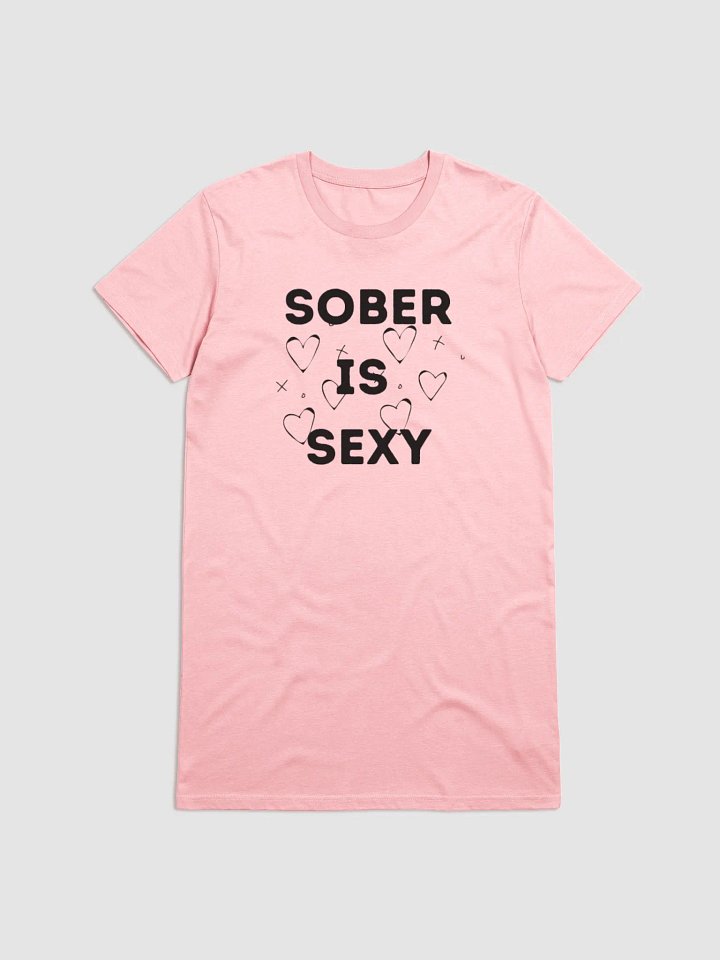 SOBER IS SEXY t-shirt dress product image (2)