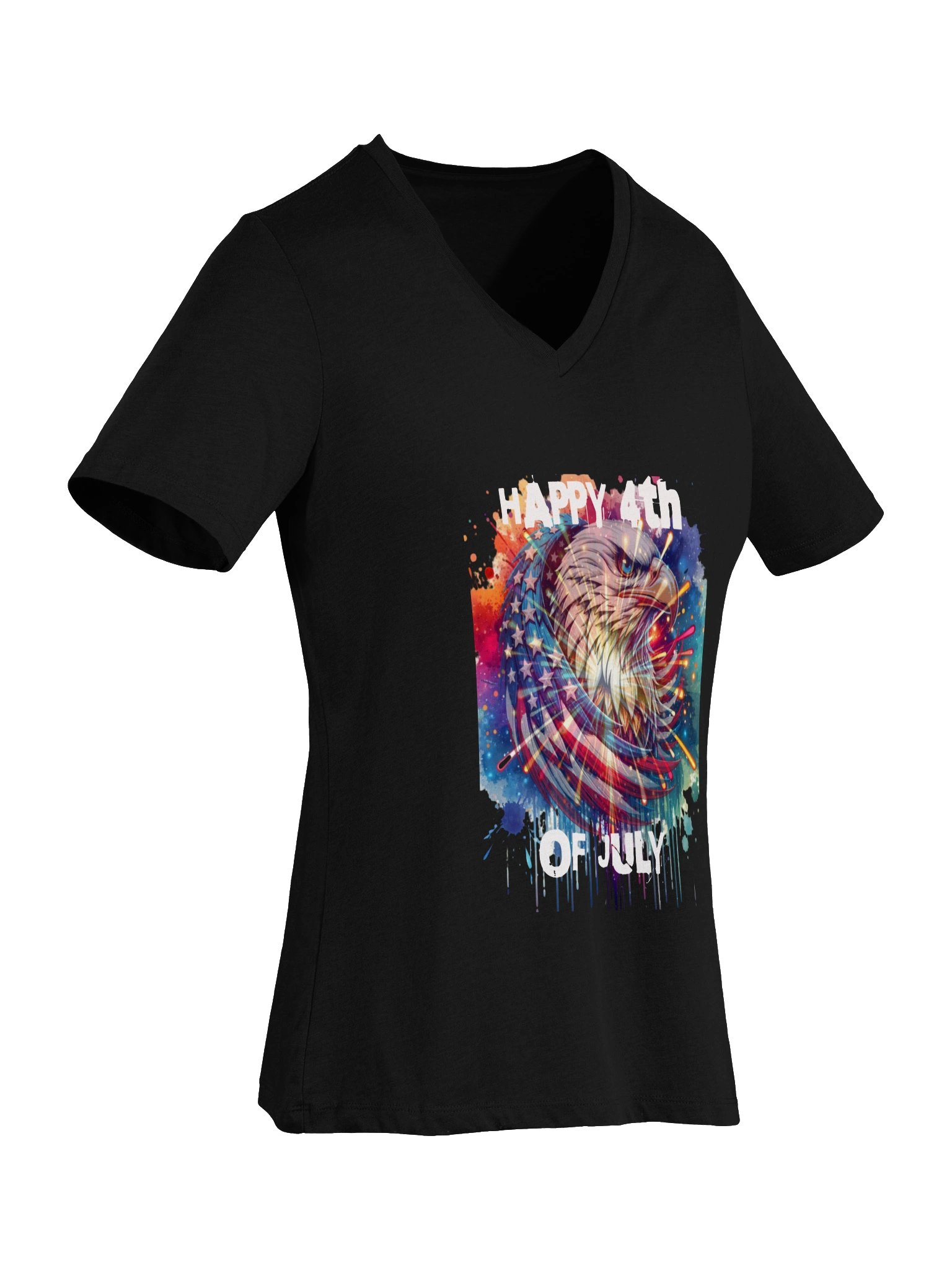 Womans V neck 4th Of July product image (27)