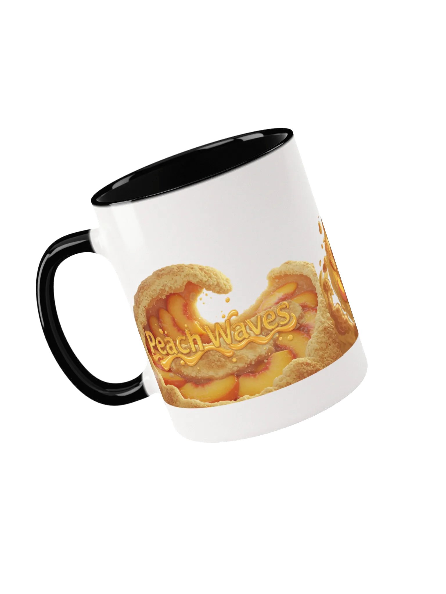 Peach Waves Ceramic Mug product image (17)