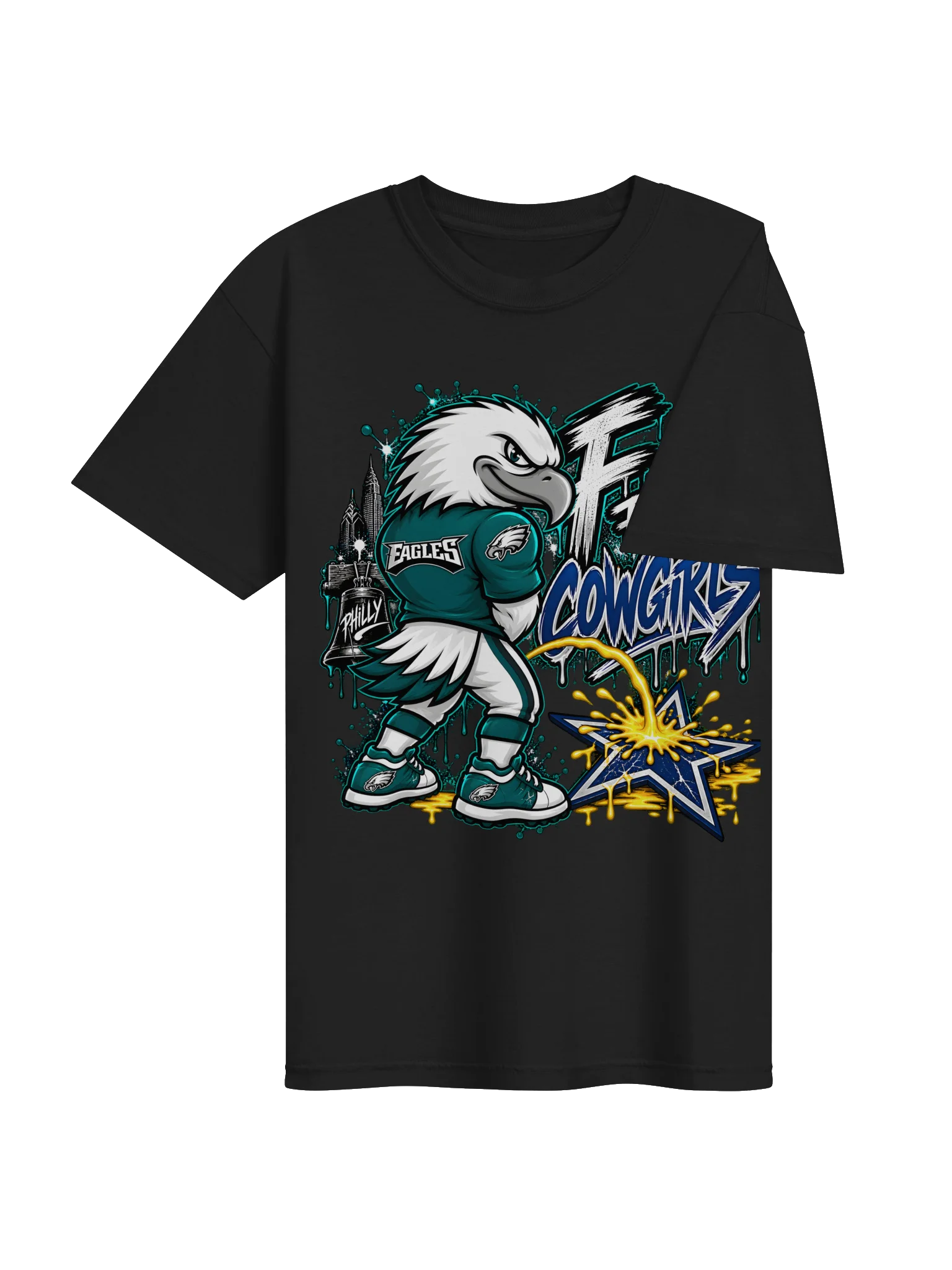 Philly Eagles vs The Cowgirls Graphic Tee product image (10)