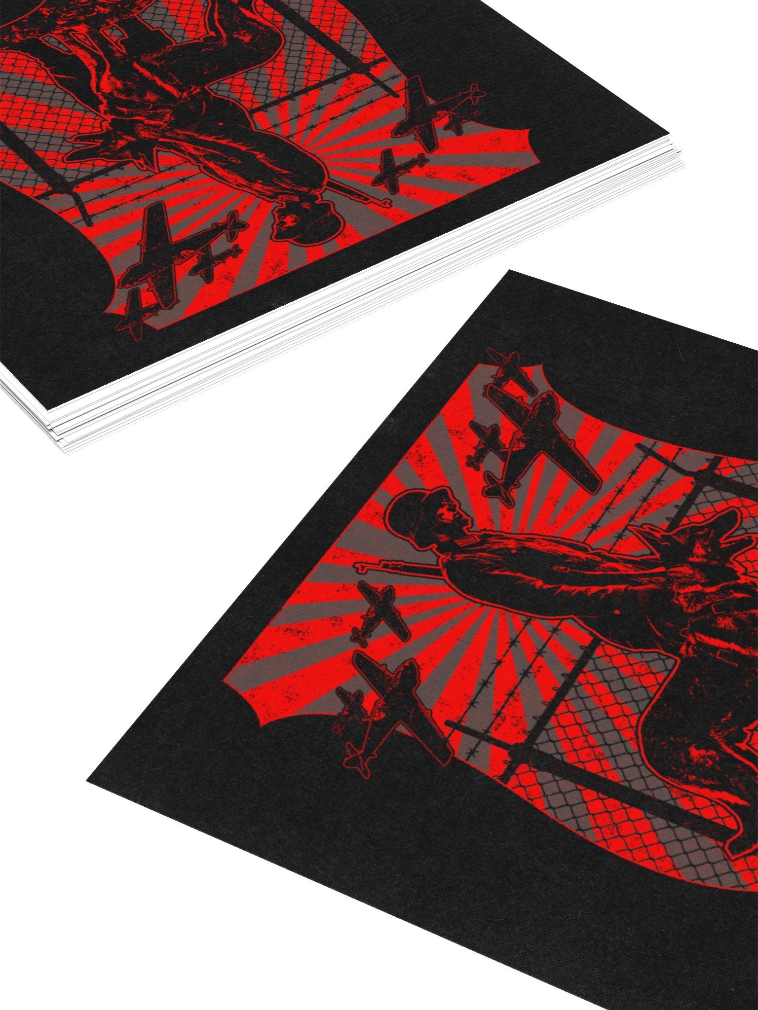 "BROTHERHOOD TO THE GRAVE" STICKER RED product image (10)