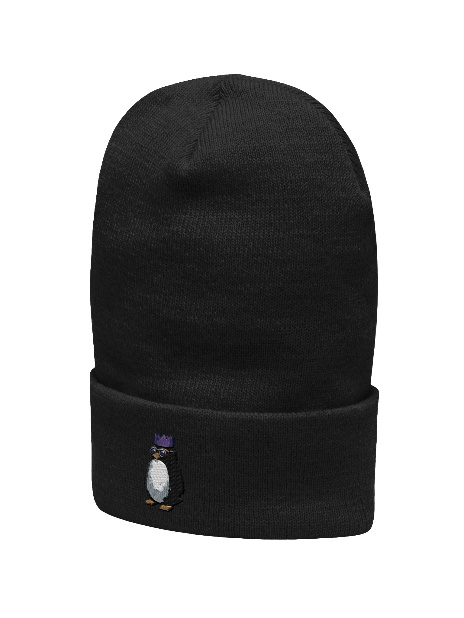 Crowned Penguin Cuffed Beanie product image (2)