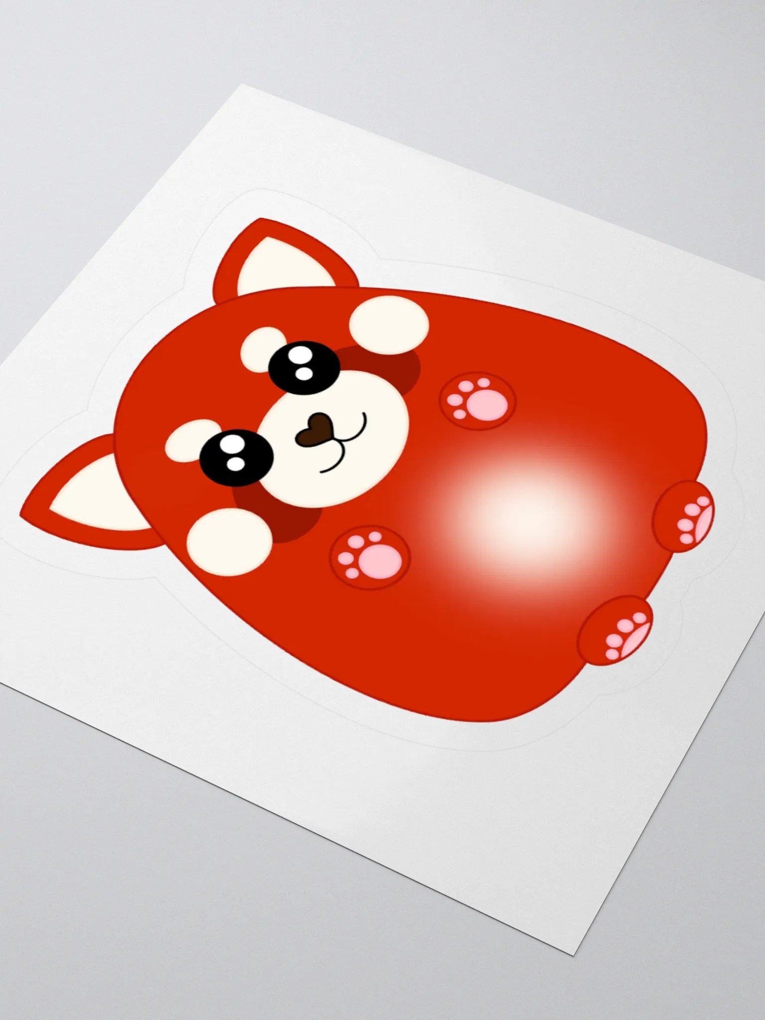 Red Panda Squishy Sticker product image (3)