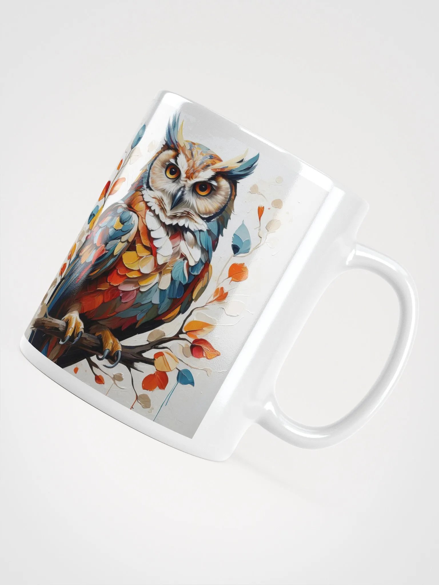 Radiant Feathers Owl Mug product image (6)