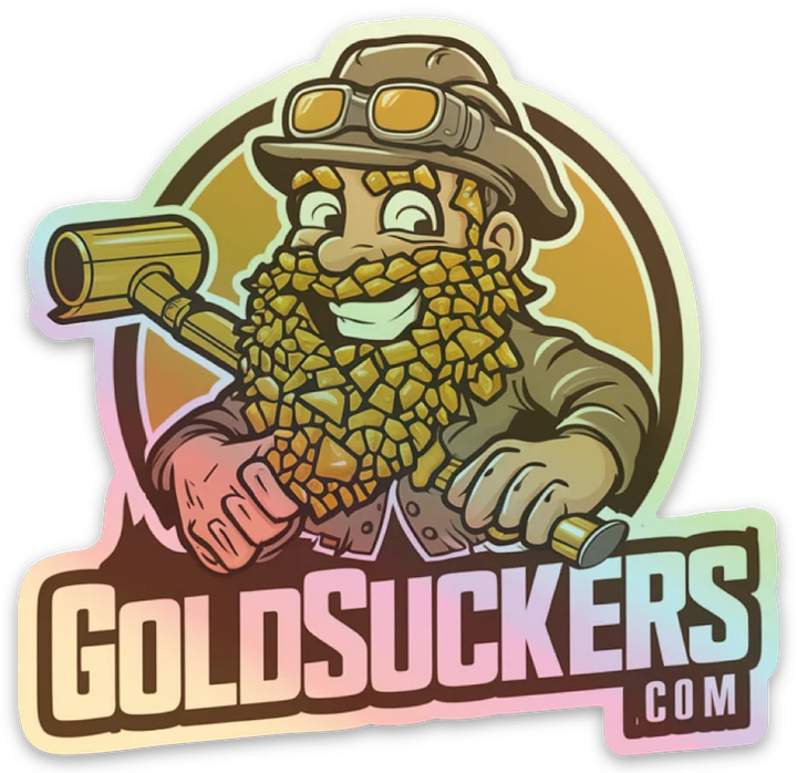 Gold Suckers holographic Stickers product image (1)