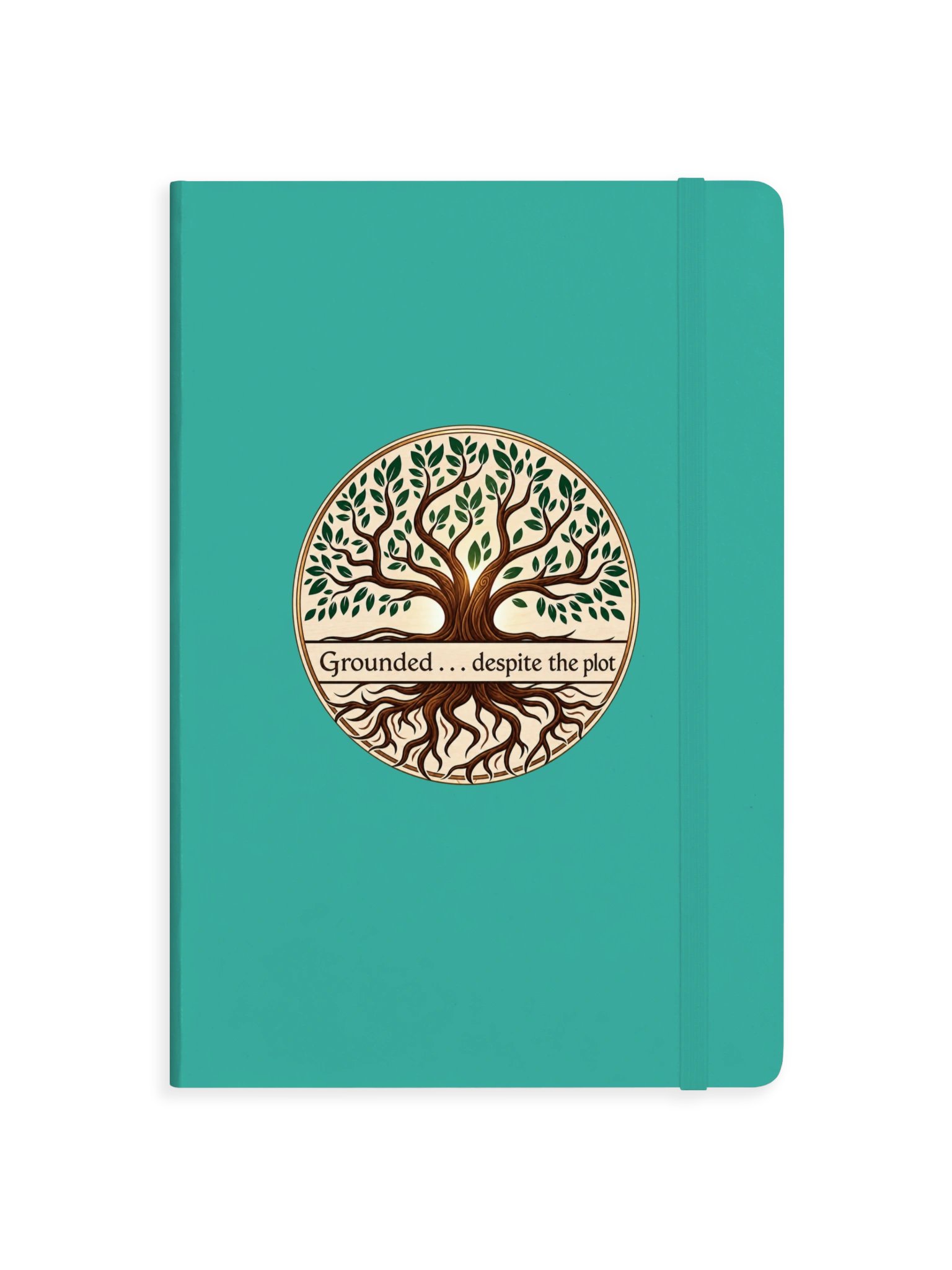 Grounded Despite the Plot — Hardcover Notebook product image (1)