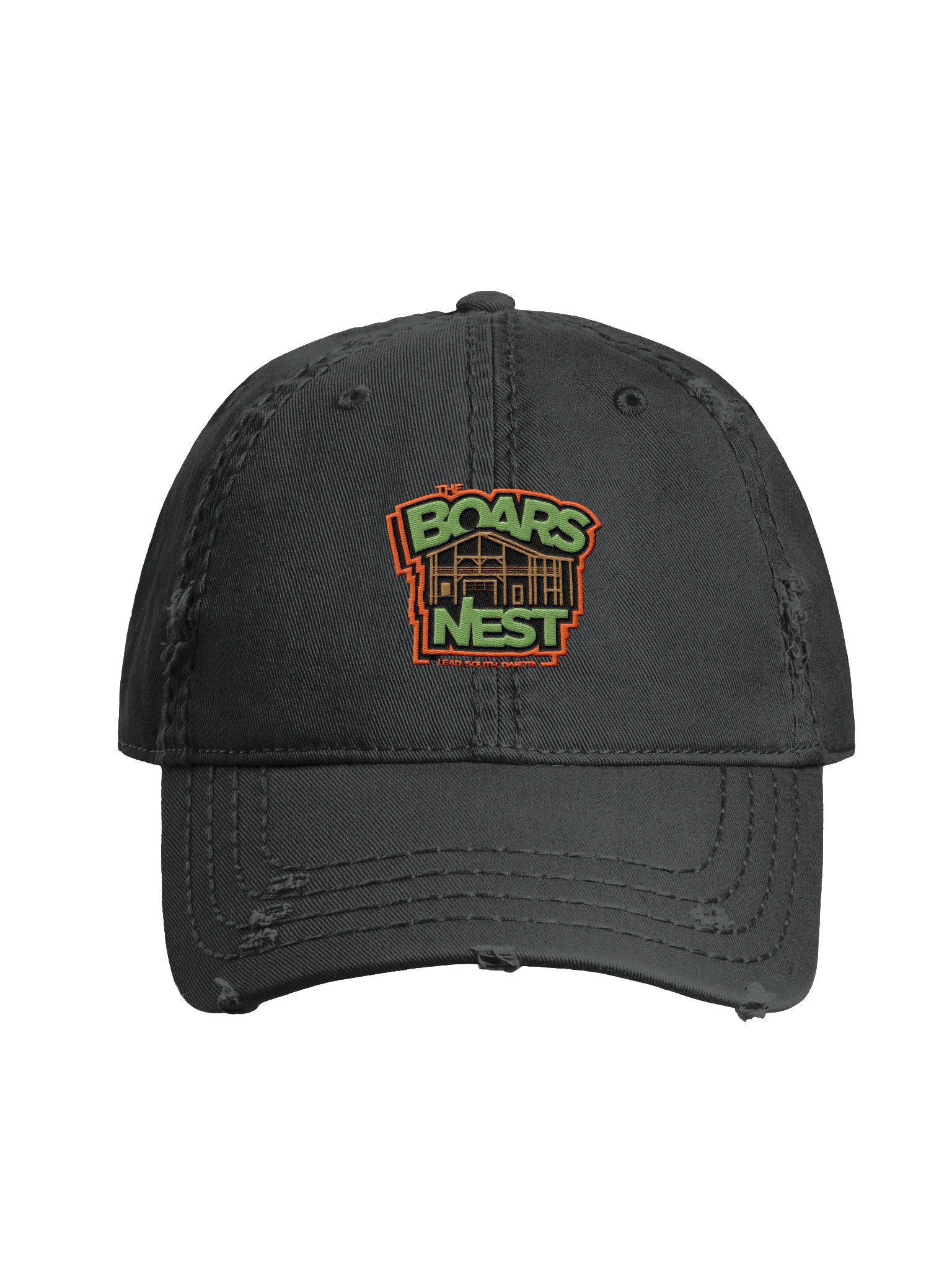 The Boars Nest Distressed Dad Hat product image (3)